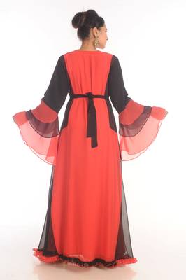 Popular Modern Kaftan Farasha Maxi Zari Work Vary Fancy Abaya Dress 5