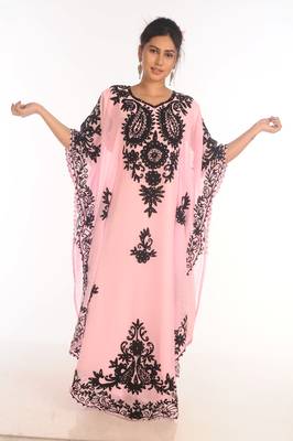 2021 New Modern Kaftan Farasha Maxi Zari Work Vary Fancy Abaya Dress 1