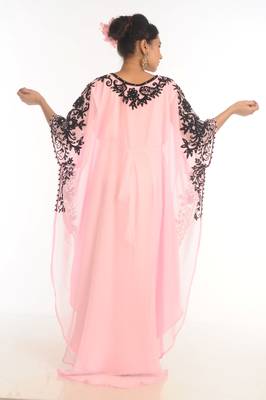 2021 New Modern Kaftan Farasha Maxi Zari Work Vary Fancy Abaya Dress 6