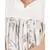 Women's viscose white printed dress