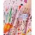 Women's viscose pink printed dress