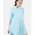 Women's Silk cotton blue Shirt