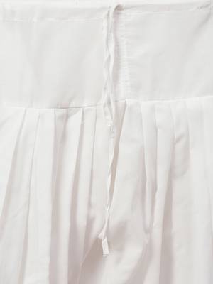 White plain cotton trousers 5