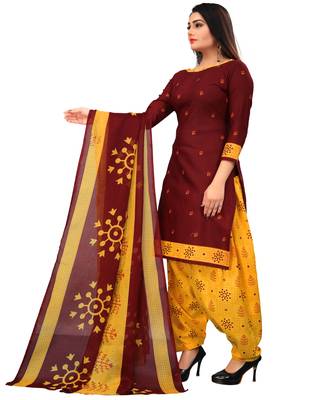 Maroon digital print cotton salwar 4