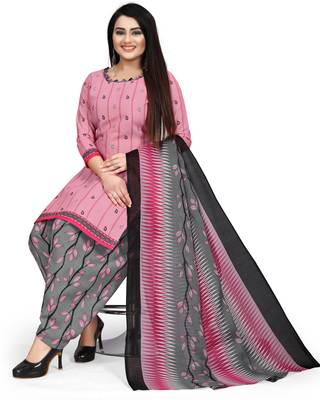 Pink stripes print cotton salwar 3