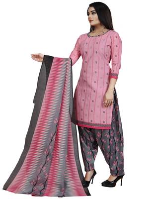 Pink stripes print cotton salwar 4