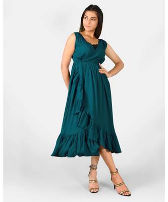 Black printed polyester ethnic-kurtis 2