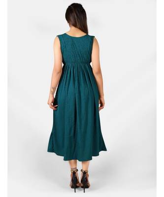 Black printed polyester ethnic-kurtis 4
