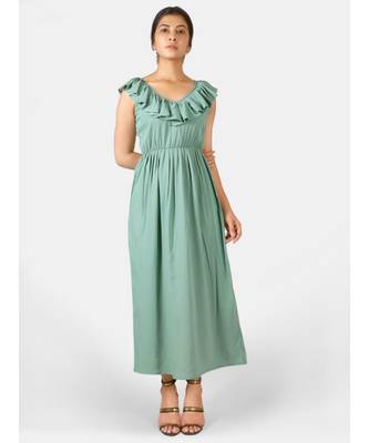 White printed polyester ethnic-kurtis 1