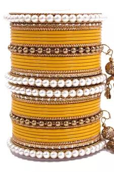Yellow bangles-and-bracelets