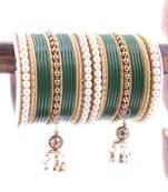 Green bangles-and-bracelets