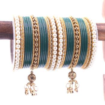 Green designed 34 Bangles 1