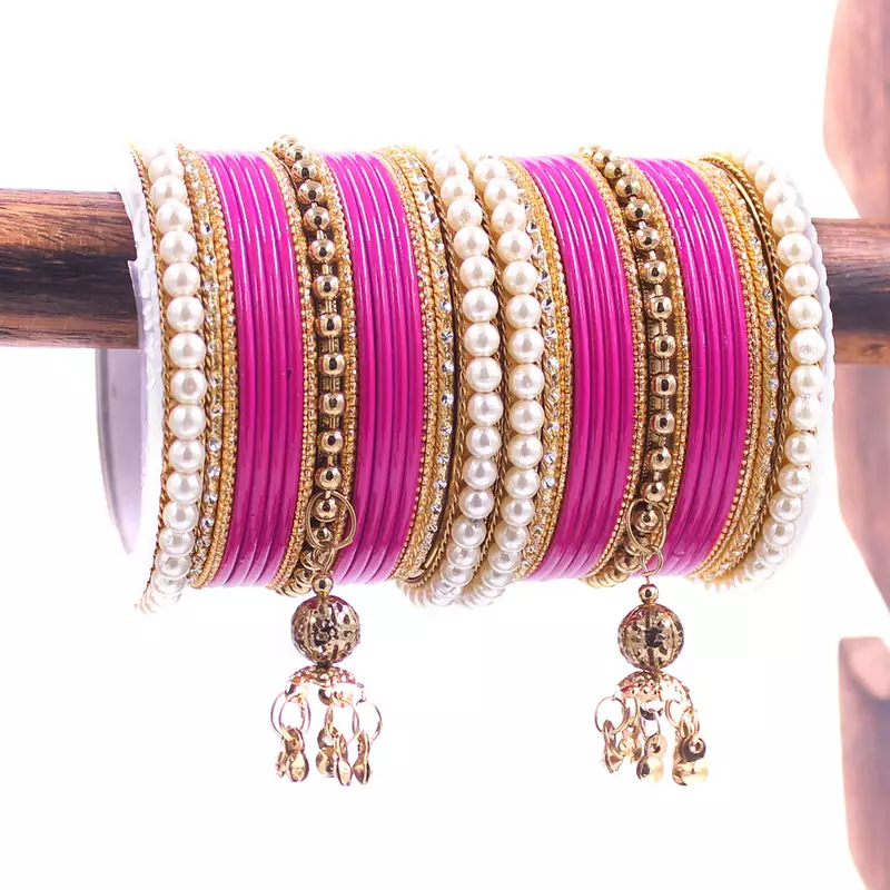 Pink bangles-and-bracelets