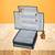 atorakushon    Satin Makeup Storage Box Travelling Vanity Cosmetic Toiletry Bag Necklace Organizer Jewellery Pouch Grey