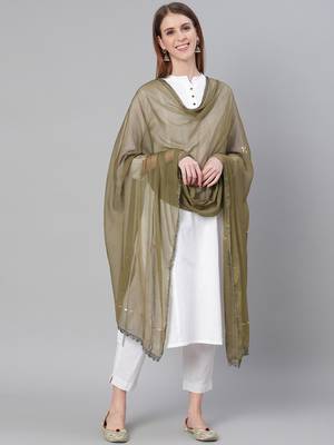 Saadgi Handmade cotton and Gotta Patti Dupatta 1