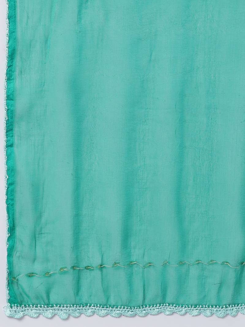 Saadgi Handmade cotton and Gotta Patti Dupatta