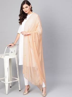 Saadgi Handmade cotton and Gotta Patti Dupatta 1
