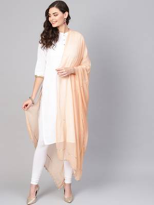 Saadgi Handmade cotton and Gotta Patti Dupatta 3