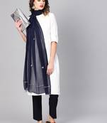 Saadgi Handmade cotton and Gotta Patti Dupatta