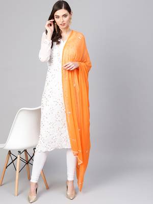 Saadgi Handmade cotton and Gotta Patti Dupatta 1