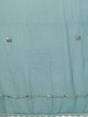Saadgi Handmade cotton and Gotta Patti Dupatta 2