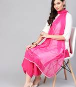 Saadgi Handmade cotton and Gotta Patti Dupatta