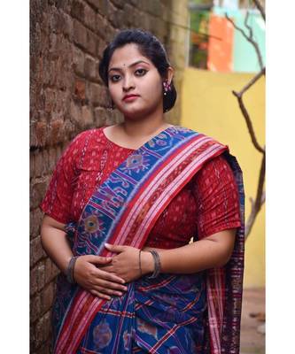 Lighter Blue Nabakothi Cotton Saree 3
