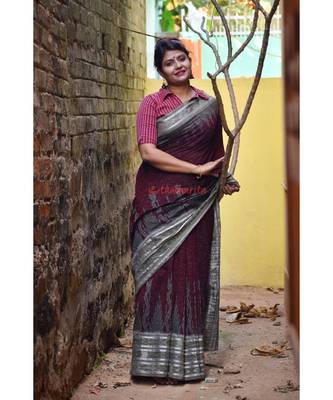 Coffee Mehndi Daali Scott Saree 5