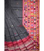 Black Maroon Dolabedi Silk Saree