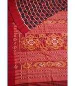 Black Red Bricks Eri Tussar Saree