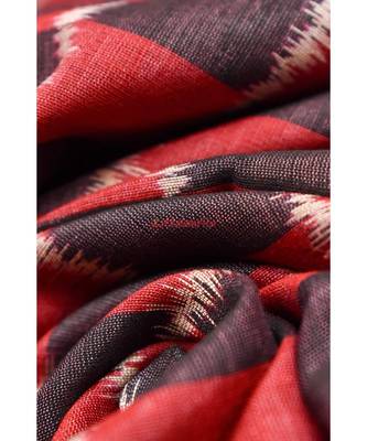 Black Red Bricks Eri Tussar Saree 2