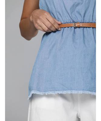 Blue Denim Tube Top 5
