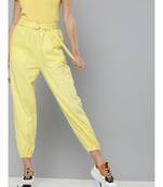 Yellow Belted Joggers