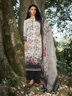 White digital print crepe salwar 1