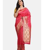 Pink Pure Silk Traditional Saree