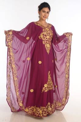 Royal Ethnic Maxi Abaya Moroccan Islamic Kaftan Beach Fancy Modern Floor Length Bell Sleeve For Women Dress 4