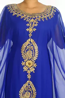 Shop Ethnic Maxi Abaya Moroccan Islamic Kaftan Beach Fancy Modern Floor Length Bell Sleeve For Women Dress