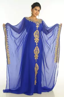 Shop Ethnic Maxi Abaya Moroccan Islamic Kaftan Beach Fancy Modern Floor Length Bell Sleeve For Women Dress