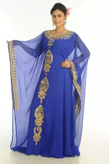 Shop Ethnic Maxi Abaya Moroccan Islamic Kaftan Beach Fancy Modern Floor Length Bell Sleeve For Women Dress
