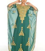 Top Popular Maxi Ethnic Maxi Abaya Moroccan Islamic Kaftan Beach Fancy Modern Floor Length Bell Sleeve For Women Dress