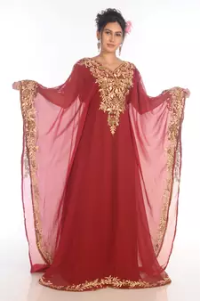 SALE !! Moroccan Islamic Kaftan Beach Fancy Modern Floor Length Bell Sleeve For Women Dress