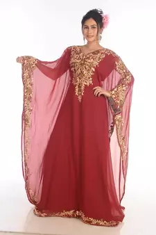 SALE !! Moroccan Islamic Kaftan Beach Fancy Modern Floor Length Bell Sleeve For Women Dress