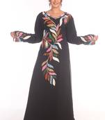 Royal Ethnic Maxi Abaya Moroccan Islamic Kaftan Beach Fancy Modern Floor Length Bell Sleeve For Women Dress