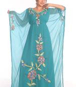 SALE !! Dubai Moroccan Islamic Kaftan Beach Fancy Modern Floor Length Bell Sleeve For Women Dress