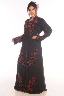 SALE !! Moroccan Islamic Kaftan Beach Fancy Modern Floor Length Bell Sleeve For Women Dress 5