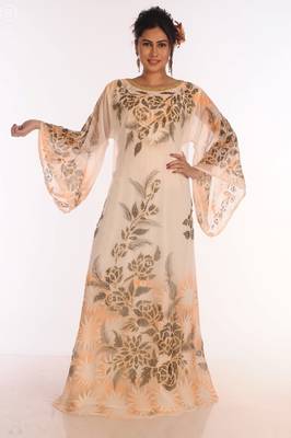 SALE !! Dubai Moroccan Islamic Modern Kaftan Beach Fancy Modern Floor Length Bell Sleeve For Women Dress 1