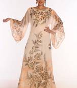 SALE !! Dubai Moroccan Islamic Modern Kaftan Beach Fancy Modern Floor Length Bell Sleeve For Women Dress