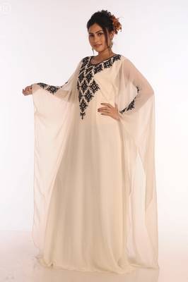 Ethnic Maxi Abaya Moroccan Islamic Vary Fancy Kaftan Beach Fancy Modern Floor Length Bell Sleeve For Women Dress 5