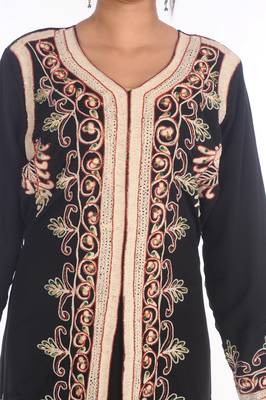 SALE !!  Moroccan Islamic Kaftan Beach Fancy Modern Floor Length Bell Sleeve For Women Dress 3