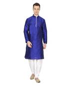Royal Kurta Men's Cotton Silk Kurta Churidar